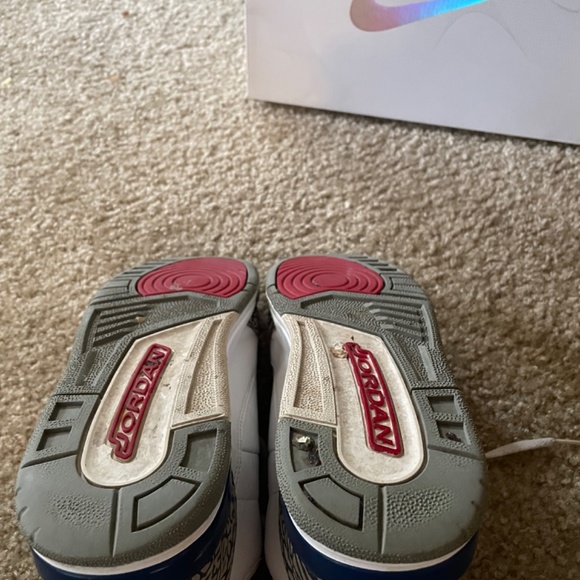 Air Jordan 3 Retro OG BG. True Blue - Picture 3 of 9